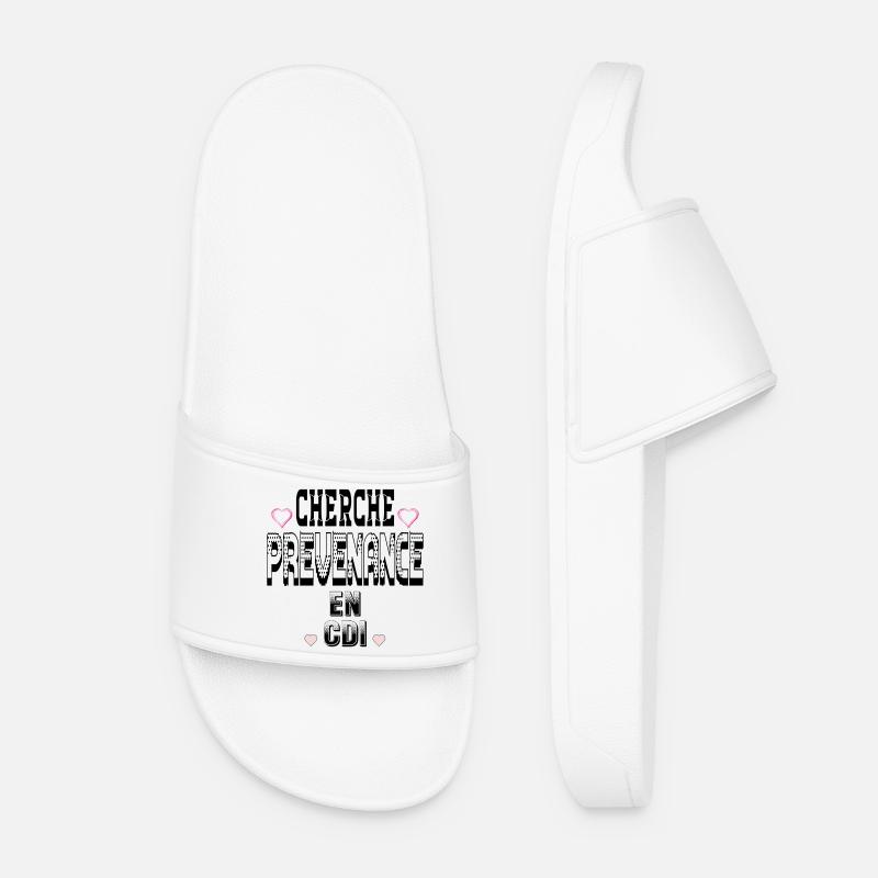 Looking for Thoughtfulness on a permanent contract - Women’s Pool Sliders - white