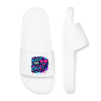 Gardez le rythme - Conception musicale avec sensation de rythme - Claquettes Femme - blanc - Devant