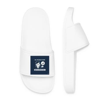 Nap Approved: Zen-Produktivität - Frauen Badelatschen - Weiß - Vorne