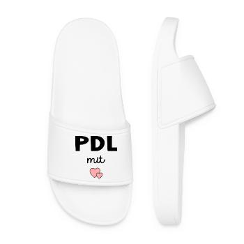 PDL Gestion des services de soins infirmiers avec cœur - Claquettes Femme - blanc - Devant