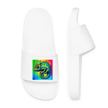 caméléon - Claquettes Femme - blanc - Devant