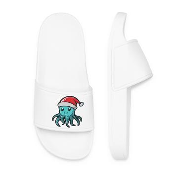 Méduse Noël - Claquettes Femme - blanc - Devant