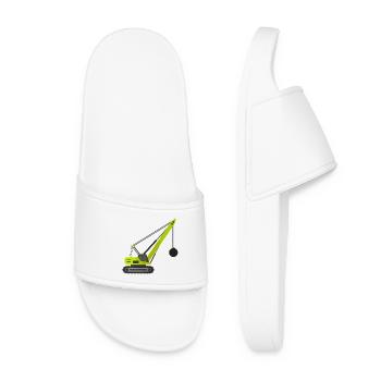 Grue à billes de démolition - Claquettes Femme - blanc - Devant