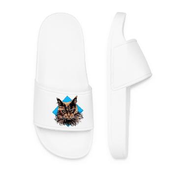 CatLover_png - Claquettes Femme - blanc - Devant
