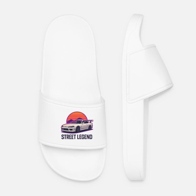 Légende de la route Sunset Drift - Claquettes Femme - blanc