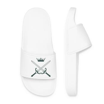 Sabre croisé avec couronne - Claquettes Femme - blanc - Devant