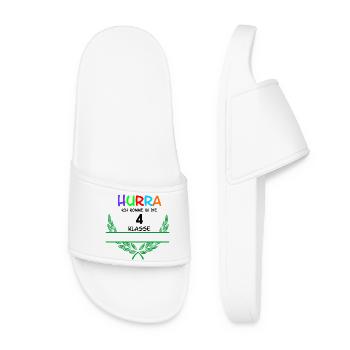 HOURRA ich komme in die 4. Classe - Espace de noms - Claquettes Femme - blanc - Devant