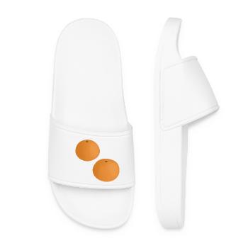 Mandarin Oranges - Women’s Pool Sliders - white - Front