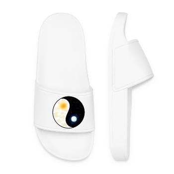 Yin Yang - Women’s Pool Sliders - white - Front