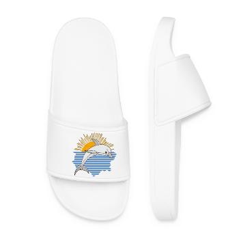 dolphin - Women’s Pool Sliders - white - Front