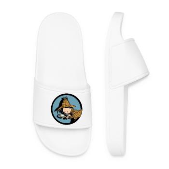 Detective Flo Collection - Women’s Pool Sliders - white - Front