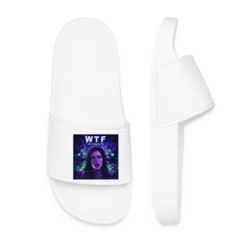 C’est quoi ce délire que les DJ font vraiment du merchandising - Claquettes Femme - blanc - Devant