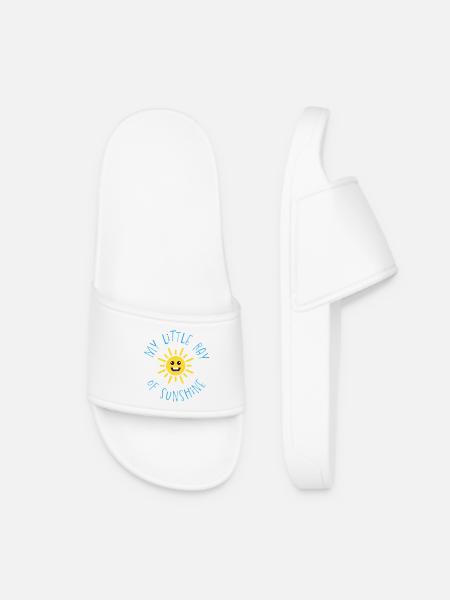 RAY_OF_SUN_BLUE - Women’s Pool Sliders - white