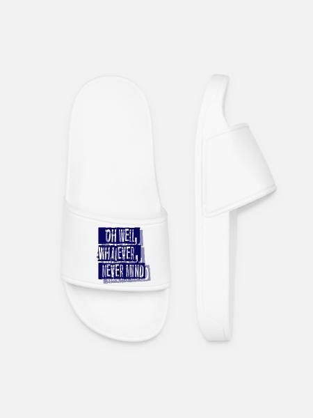 Peu importe - Claquettes Femme - blanc