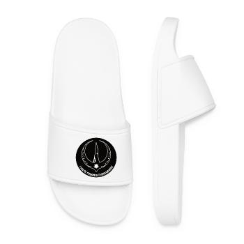 Rebellion Loon Logo - Eistaucher Rebellion Logo - Frauen Badelatschen - Weiß - Vorne