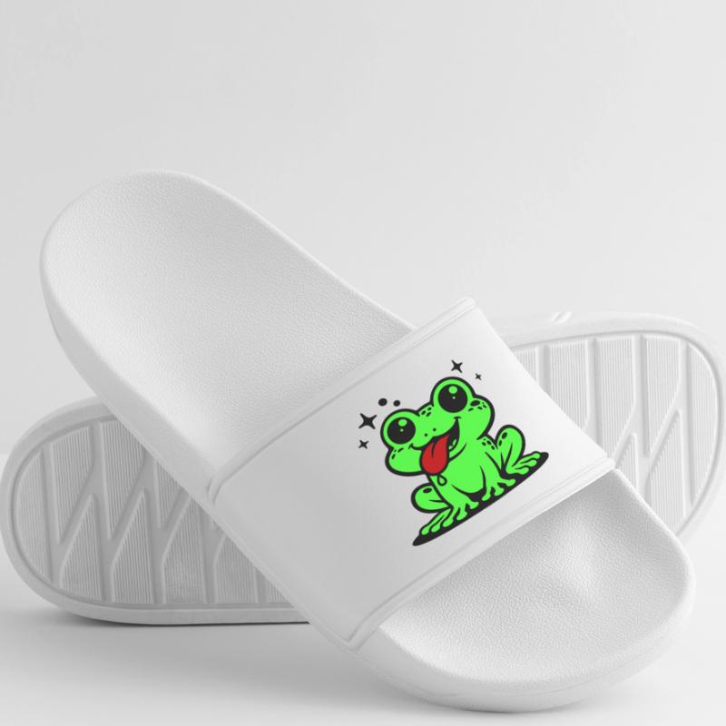 Toad Comic Frog Women’s Pool Sliders