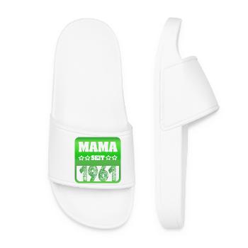 1961 - Claquettes Femme - blanc - Devant