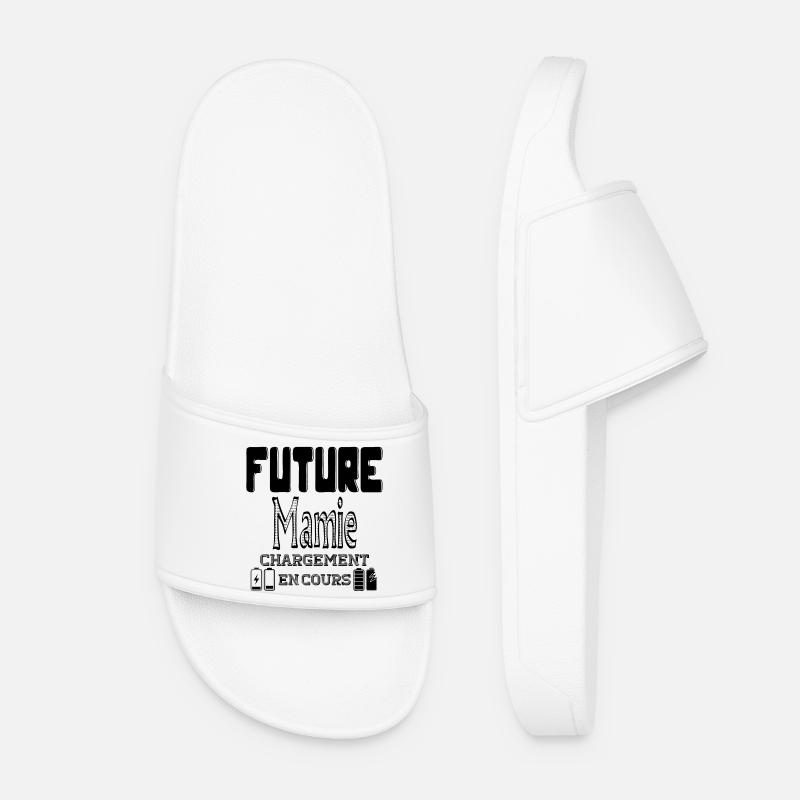 Future Granny Loading In Progress - Women’s Pool Sliders - white