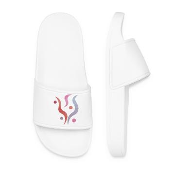 Yoga design_30 - Women’s Pool Sliders - white - Front