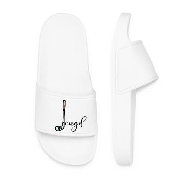 Youth Golfer Youth - Women’s Pool Sliders - white - Front