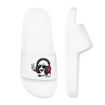 Happy Gaming-Headset - Frauen Badelatschen - Weiß - Vorne