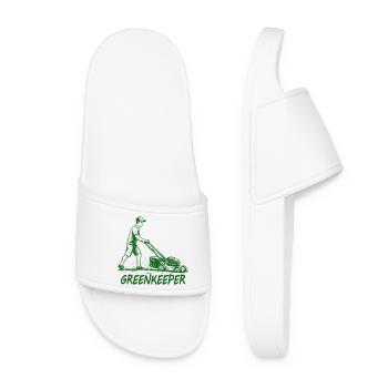 Jardin de pelouse GREENKEEPER Passion - Claquettes Femme - blanc - Devant