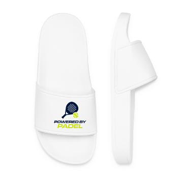 Propulsé par Padel Athlete Sport Club Design - Claquettes Femme - blanc - Devant