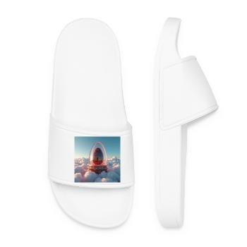 egg in the clouds. New life of the future - Women’s Pool Sliders - white - Front