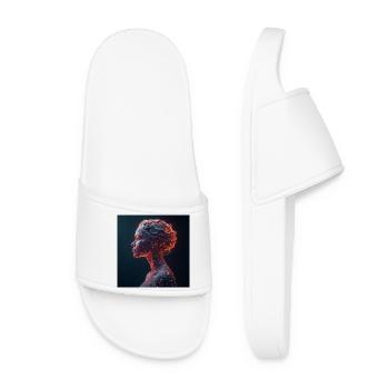 femme_art_fantastique - Claquettes Femme - blanc - Devant
