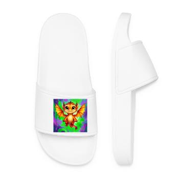 dragon - Women’s Pool Sliders - white - Front