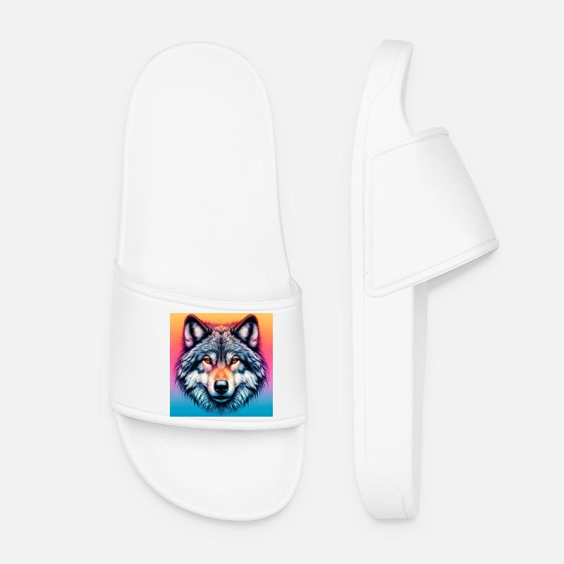 Wolf - Women’s Pool Sliders - white