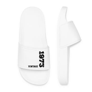 Vintage 1973 - Women’s Pool Sliders - white - Front