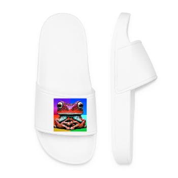 frog - Women’s Pool Sliders - white - Front