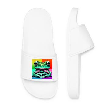 frog - Women’s Pool Sliders - white - Front