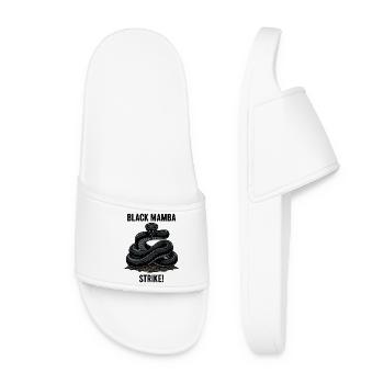 Mamba Noir Serpent Danger Strike Mamba - Claquettes Femme - blanc - Devant