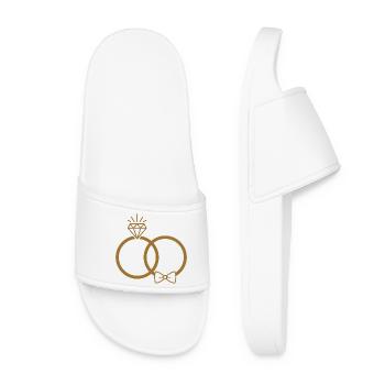 Wedding rings - Women’s Pool Sliders - white - Front
