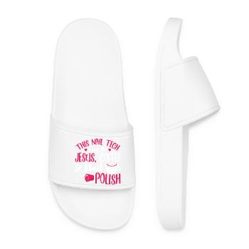 Nail Designer Nail Designer Cosmetics Nail Salon - Women’s Pool Sliders - white - Front