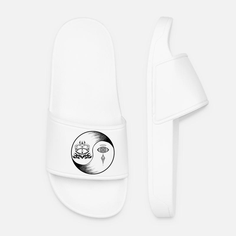 Find the peace within you - Women’s Pool Sliders - white