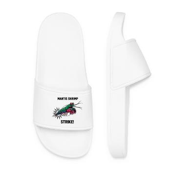 Crevette Mante Strike Mantis Shrimp - Women’s Pool Sliders - white - Front