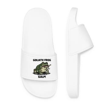 Goliath Frog Snake Gulp Frog - Women’s Pool Sliders - white - Front