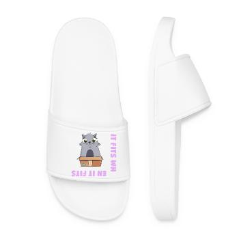 It fits when it fits - Women’s Pool Sliders - white - Front