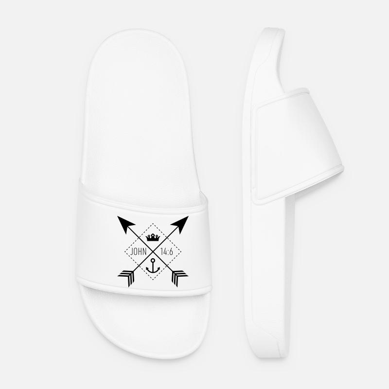 Sign John14:6 - Women’s Pool Sliders - white