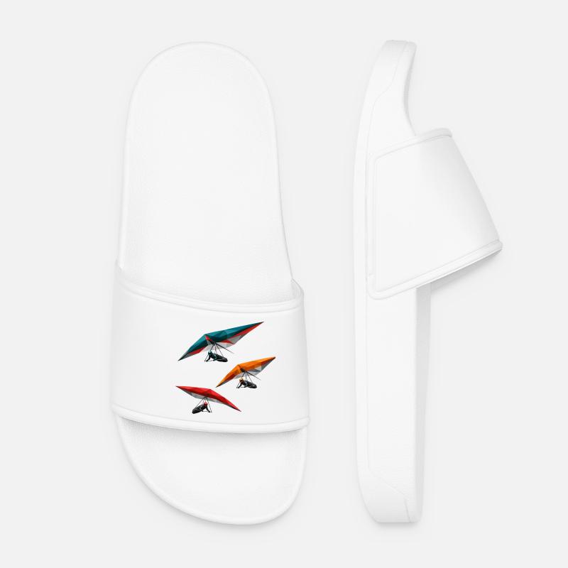 Polygon Hang Gliders Trio - Women’s Pool Sliders - white
