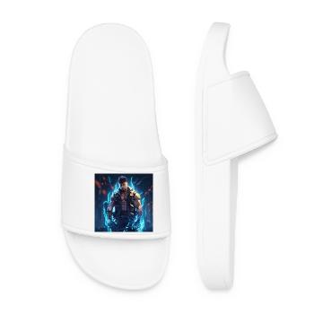 Nebula Ranger Neon Warrior - Women’s Pool Sliders - white - Front