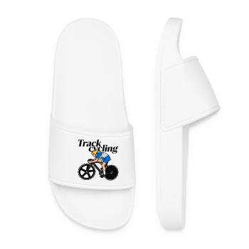 Vélos de piste - Claquettes Femme - blanc - Devant