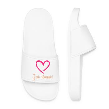 Succès - Français - Claquettes Femme - blanc - Devant