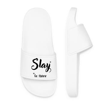 Slay en théorie - Claquettes Femme - blanc - Devant