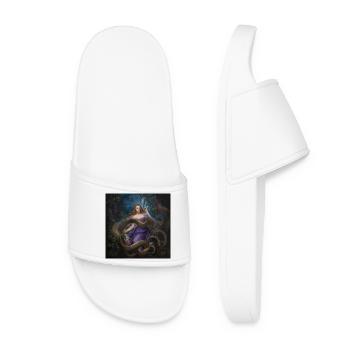 Goddess Persephone - Women’s Pool Sliders - white - Front