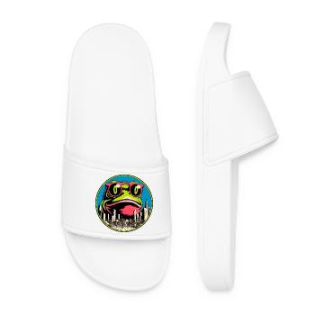 Frog Apocalypse - Women’s Pool Sliders - white - Front