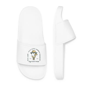 Boy Scout summer camp - Women’s Pool Sliders - white - Front